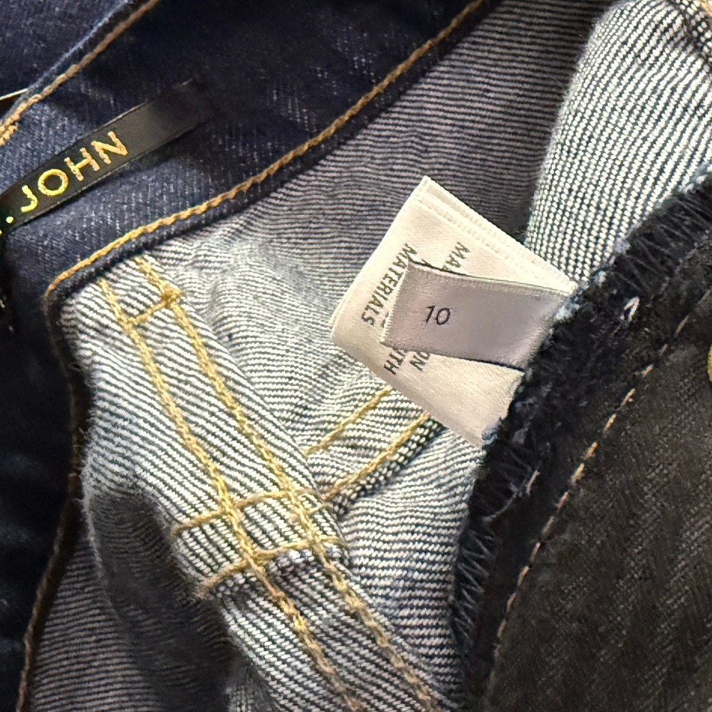 St John Paseo Jeans Womens 10 NWT Dark Indigo Wide Leg K84AC70 $695 USA Luxury - Picture 11 of 14